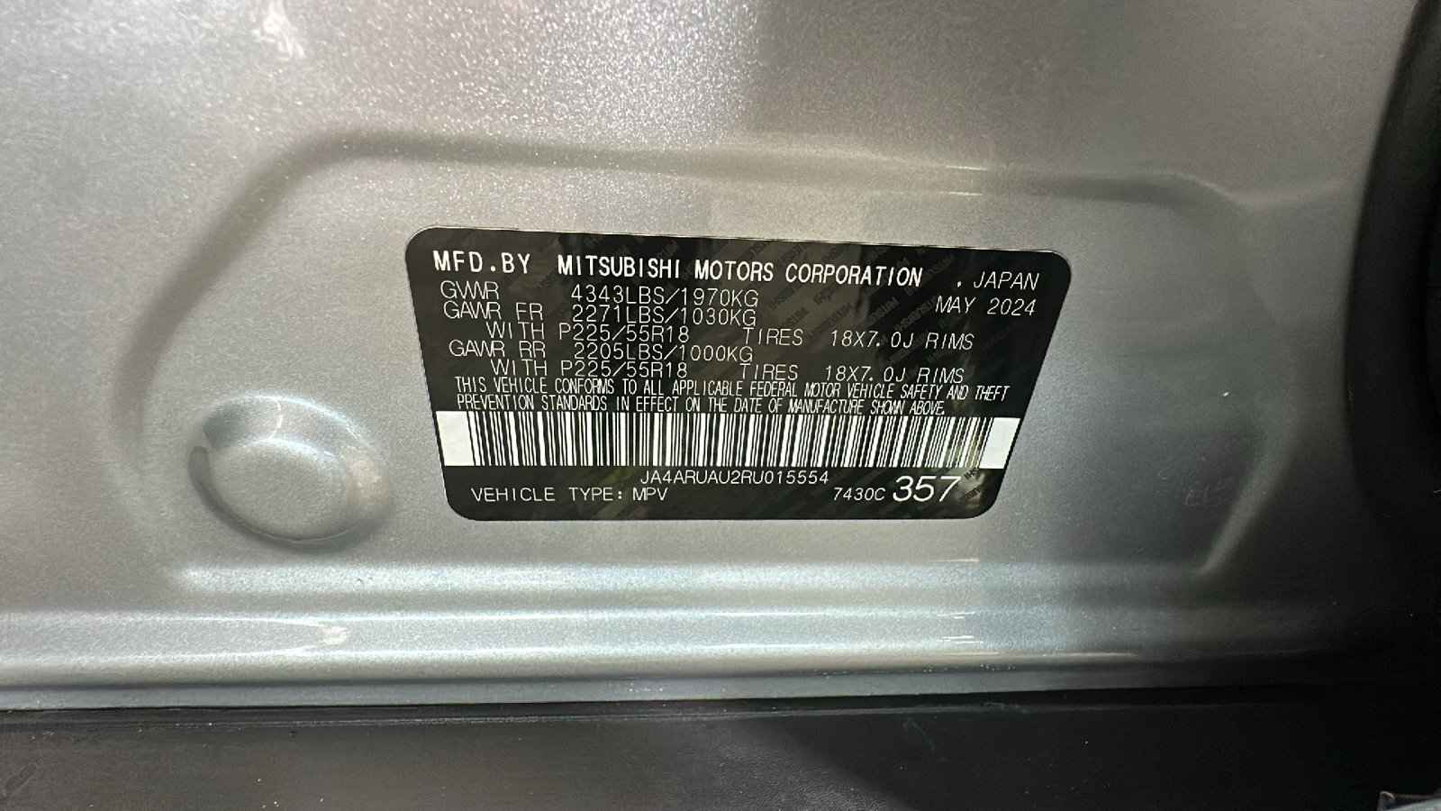 Used 2024 Mitsubishi Outlander Sport SE AWD/4WD image 10