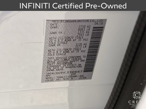Certified 2027 INFINITI QX60 Autograph w/ Dark Cargo Package AWD/4WD image 34