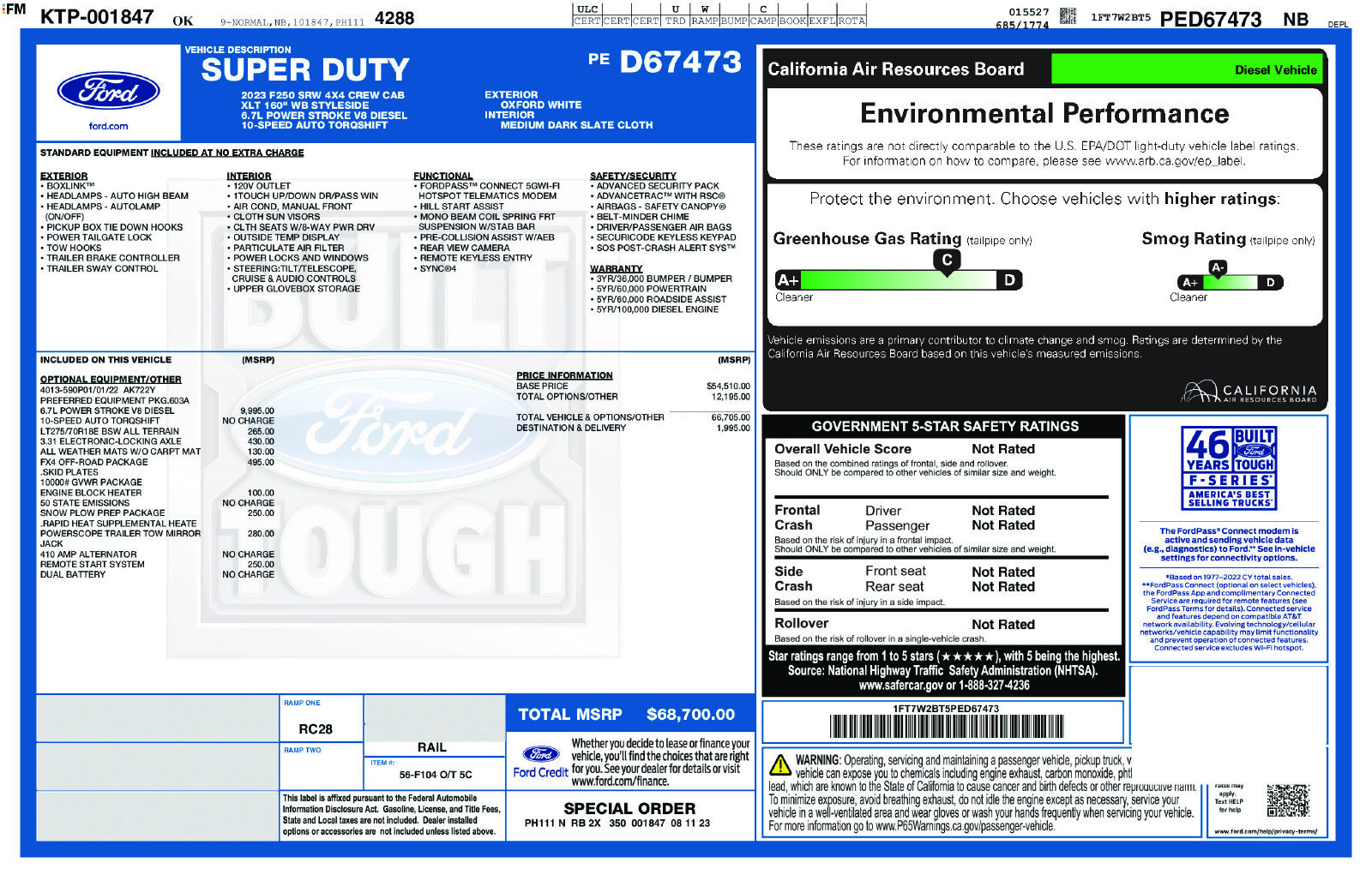 Used 2023 Ford F250 XLT w/ FX4 Off-Road Package AWD/4WD image 31