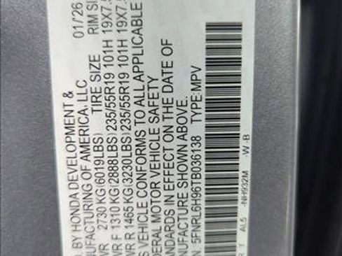 New 2026 Honda Odyssey Elite image 22