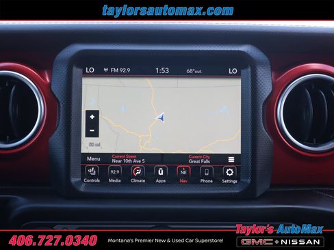 Used 2020 Jeep Gladiator Rubicon w/ Uconnect 4C Nav & Sound Group AWD/4WD image 16