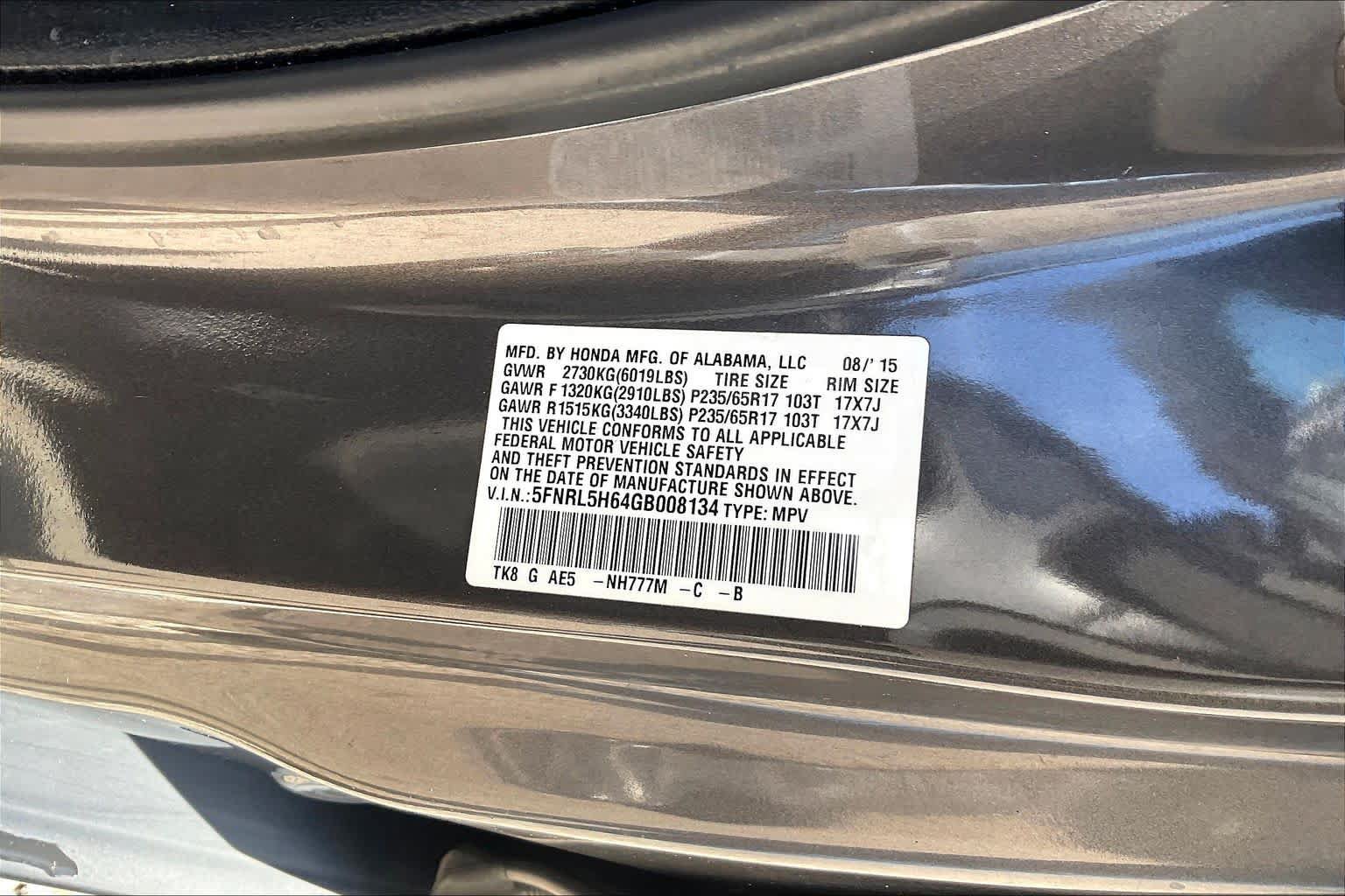 Used 2016 Honda Odyssey EX-L image 33