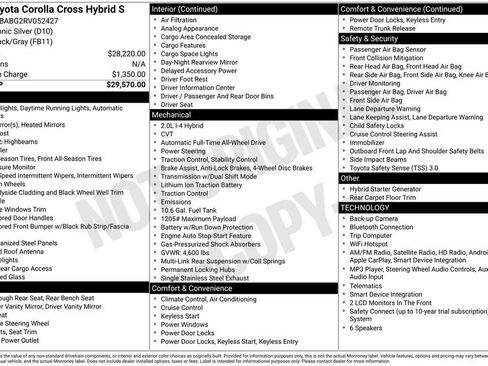 Certified 2024 Toyota Corolla Cross AWD Hybrid image 41