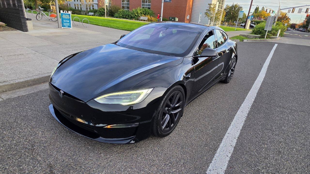 Used 2021 Tesla Model S Plaid AWD/4WD image 1