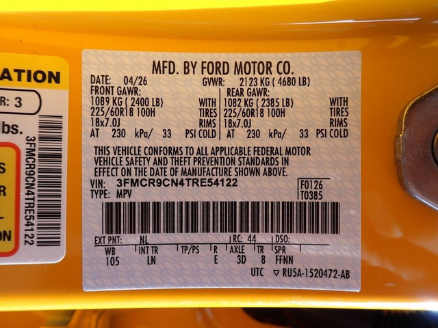 New 2026 Ford Bronco Sport Outer Banks AWD/4WD image 17