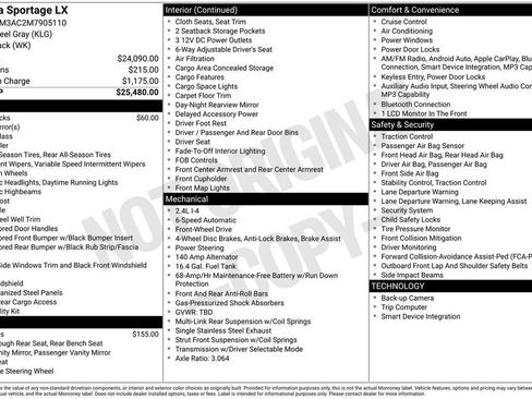Used 2021 Kia Sportage LX FWD image 39