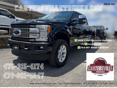 Used 2018 Ford F250 Platinum w/ Platinum Ultimate Package