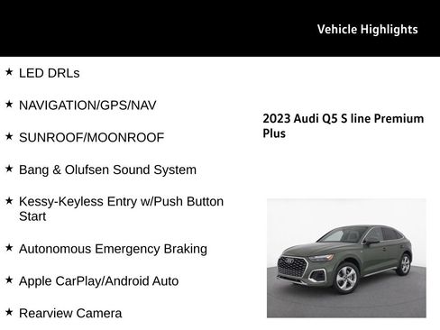 Used 2023 Audi Q5 2.0T Premium Plus w/ Premium Plus Package AWD/4WD image 31