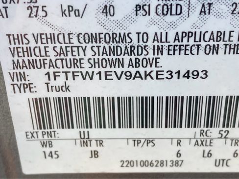 Used 2010 Ford F150 FX4 AWD/4WD image 12
