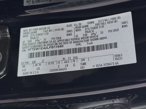 Used 2020 Ford F150 XLT w/ Equipment Group 302A Luxury AWD/4WD image 37