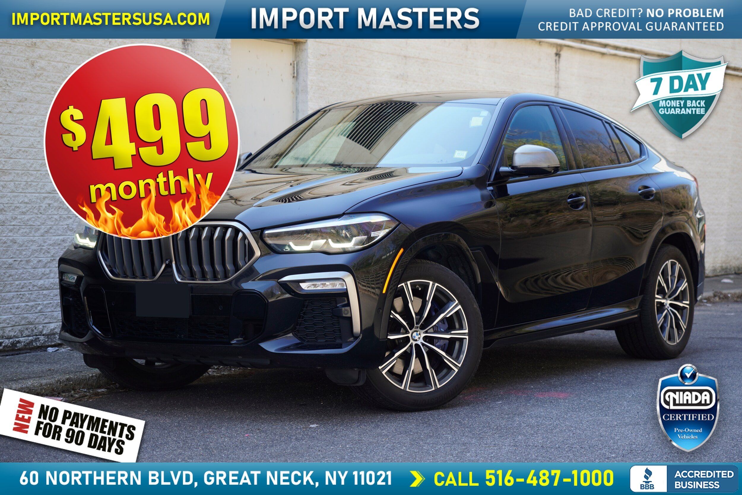 Used 2021 BMW X6 M50i w/ Premium Package AWD/4WD image 1