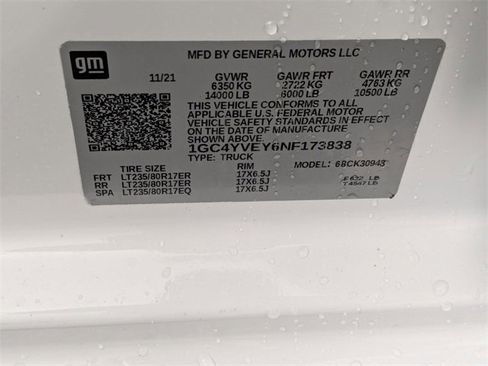 Certified 2022 Chevrolet Silverado 3500 High Country w/ Snow Plow Prep/Camper Package image 71