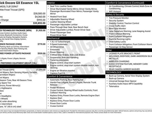 Used 2020 Buick Encore GX Essence w/ Advanced Technology Package image 6