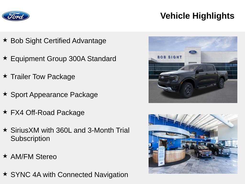 New 2026 Ford Ranger XLT w/ FX4 Off-Road Package AWD/4WD image 2