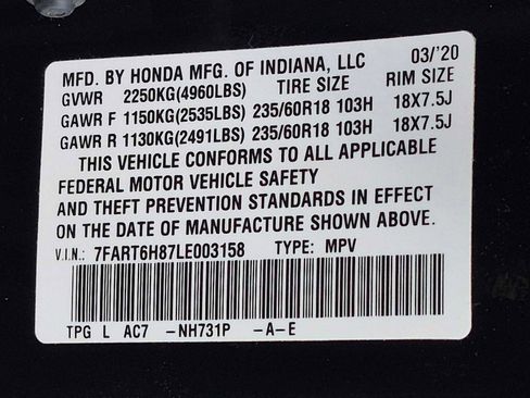 Certified 2020 Honda CR-V EX-L image 42