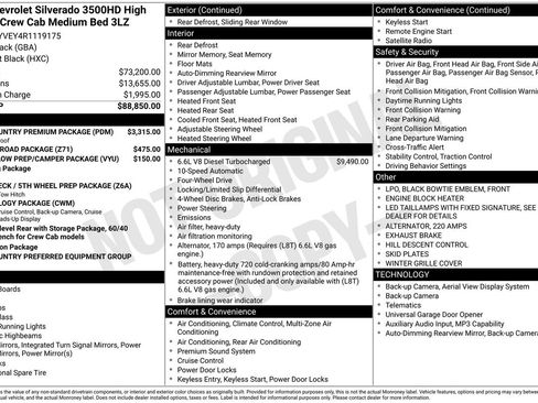 Used 2024 Chevrolet Silverado 3500 High Country w/ High Country Premium Package AWD/4WD image 47