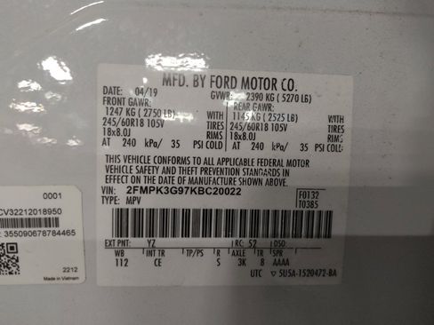 Used 2019 Ford Edge SE FWD image 33