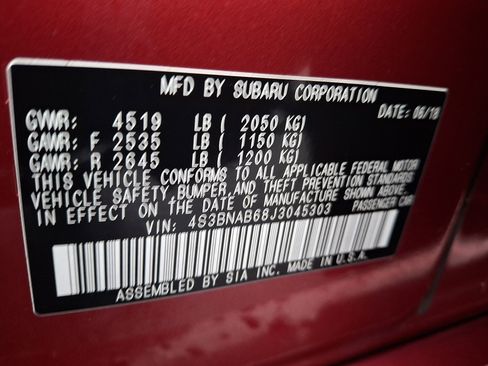 Used 2018 Subaru Legacy 2.5i w/ Alloy Wheel Package image 26