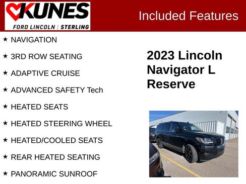 Used 2023 Lincoln Navigator L Reserve image 2