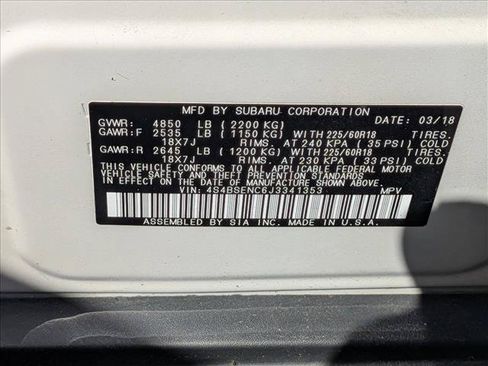 Used 2018 Subaru Outback 3.6R Limited AWD/4WD image 17