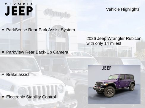 New 2026 Jeep Wrangler Unlimited Rubicon w/ Safety Group image 6