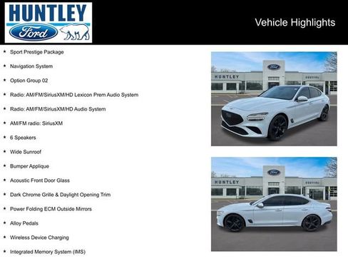 Used 2023 Genesis G70 2.0T w/ Sport Prestige Package image 2