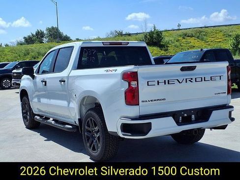 New 2026 Chevrolet Silverado 1500 Custom w/ Turbomax Blackout Package AWD/4WD image 6