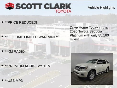 Used 2020 Toyota Sequoia Platinum image 12