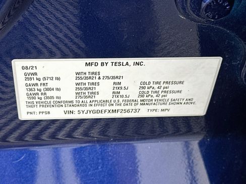 Used 2021 Tesla Model Y Performance AWD/4WD image 12