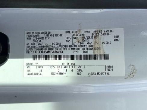 Used 2021 Ford F150 XL w/ Equipment Group 101A High AWD/4WD image 22