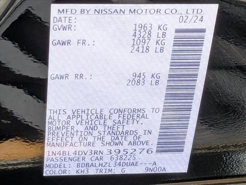 Certified 2024 Nissan Altima 2.5 SV w/ SV Premium Package image 26