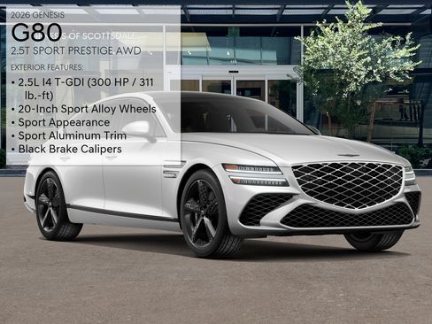 New 2026 Genesis G80 2.5T Sport Prestige AWD/4WD image 3