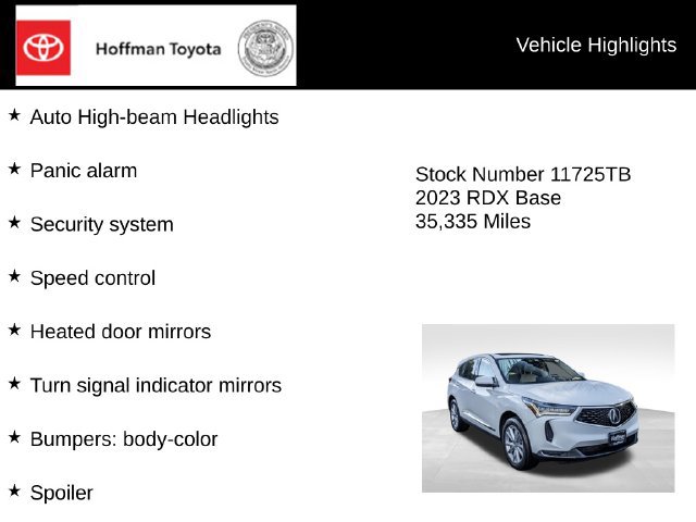 Used 2023 Acura RDX AWD image 30