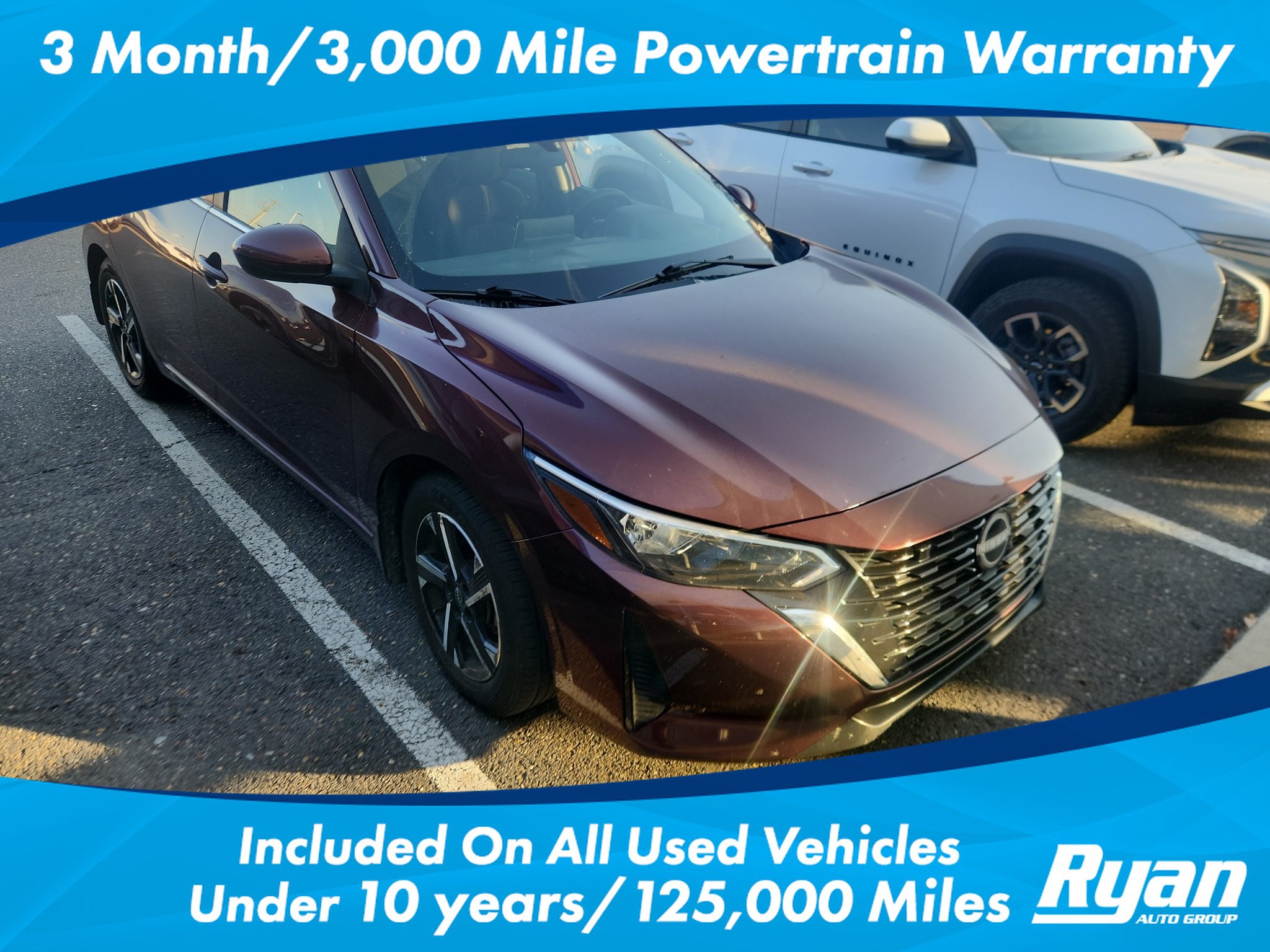 Used 2024 Nissan Sentra SV w/ Trunk Package FWD image 1