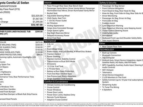 Used 2025 Toyota Corolla LE FWD image 21