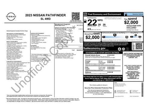 Used 2023 Nissan Pathfinder SL w/ SL Premium Package AWD/4WD image 36