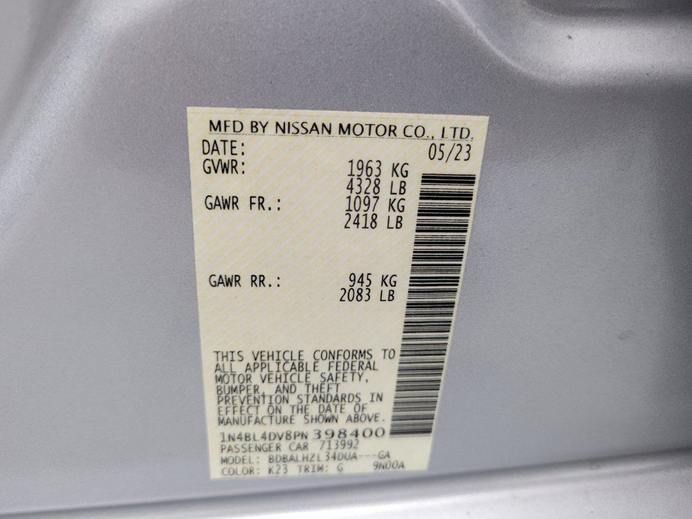 Used 2023 Nissan Altima 2.5 SV FWD image 33