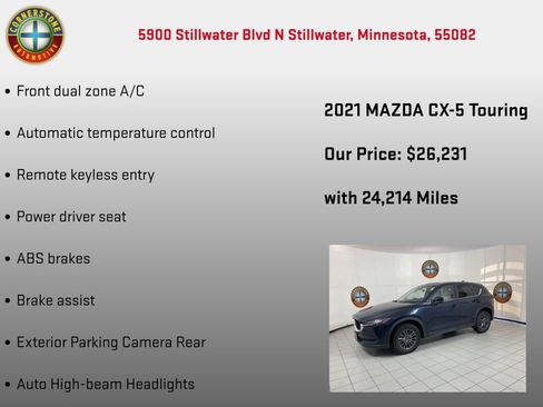 Used 2021 MAZDA CX-5 Touring AWD/4WD image 9