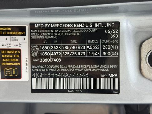 Used 2022 Mercedes-Benz Maybach GLS 600 4MATIC image 71