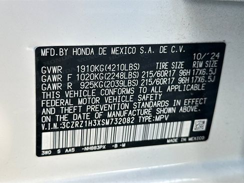 Certified 2025 Honda HR-V LX image 34