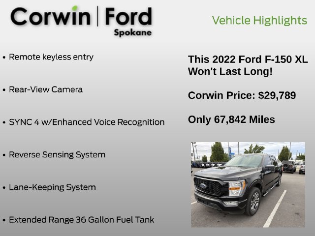 Certified 2022 Ford F150 XL w/ STX Appearance Package AWD/4WD image 16