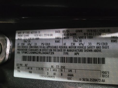 Used 2024 Ford Escape ST-Line image 33