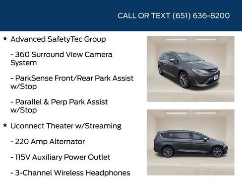 Used 2018 Chrysler Pacifica Limited w/ Tire & Wheel Group image 15