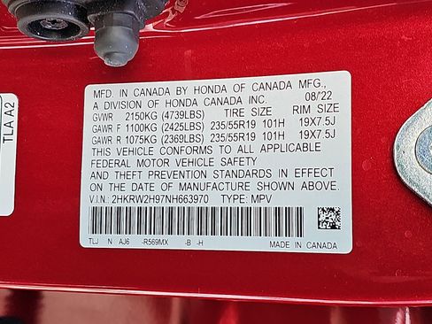 Used 2022 Honda CR-V Touring image 28
