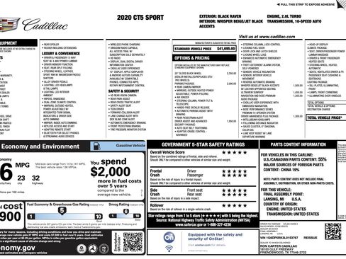 Used 2020 Cadillac CT5 Sport w/ Parking Package image 3