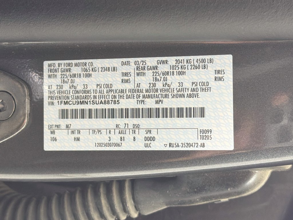 Used 2025 Ford Escape ST-Line AWD/4WD image 29