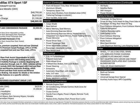 Used 2023 Cadillac XT4 Sport image 5