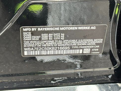 Used 2019 BMW 740i RWD image 48