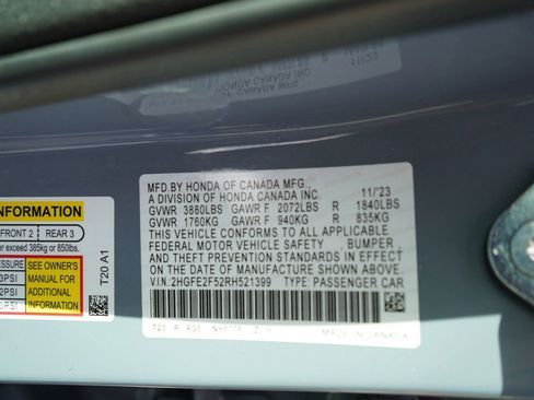 Used 2024 Honda Civic Sport image 9