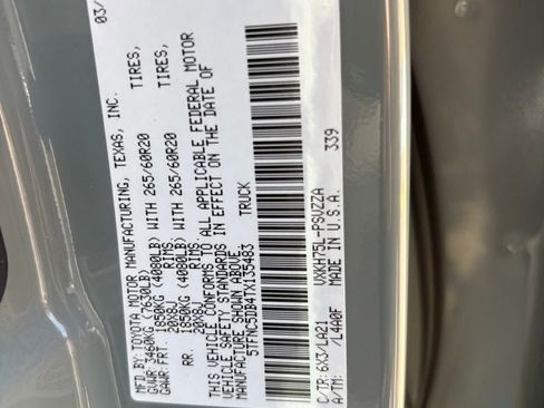 New 2026 Toyota Tundra Platinum AWD/4WD image 44